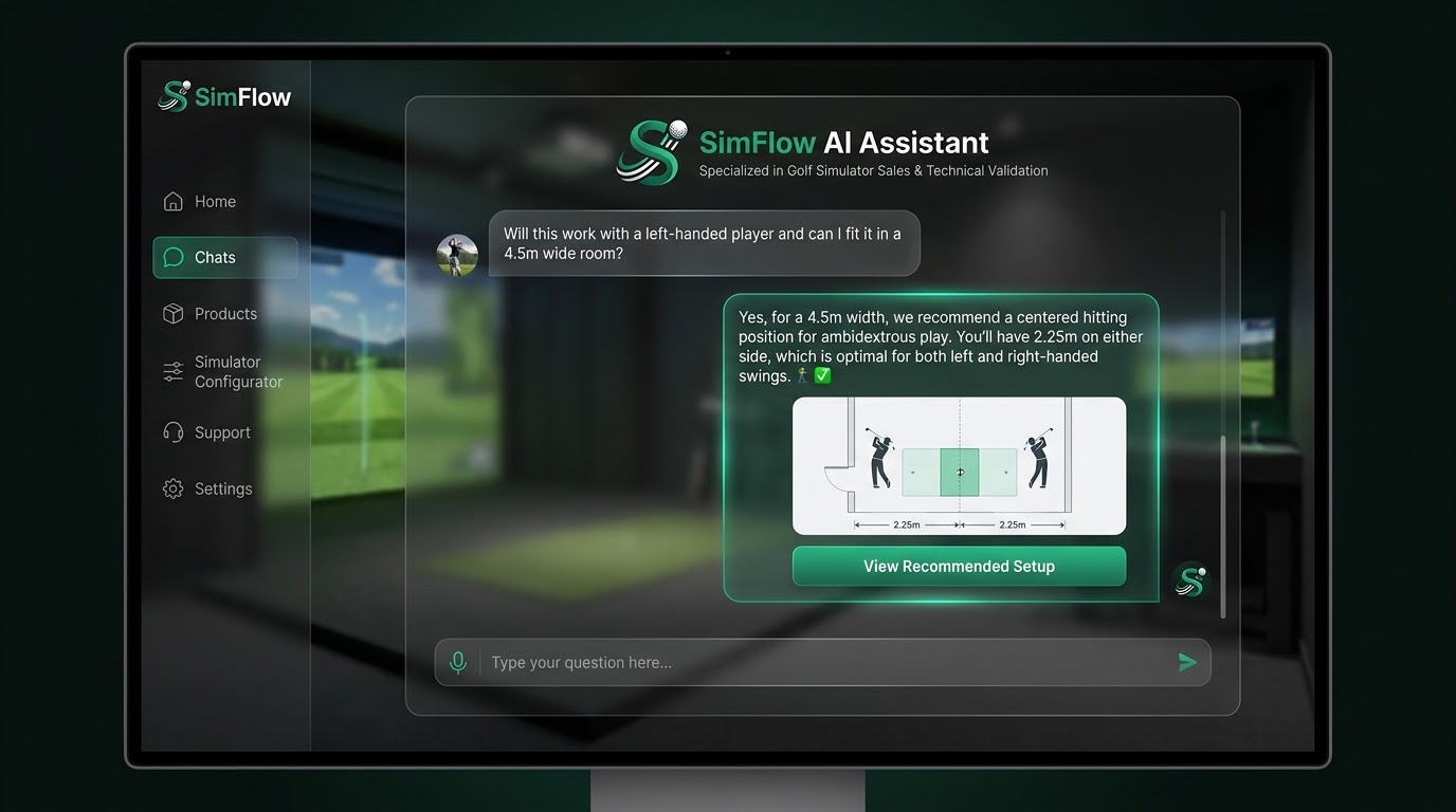 SimFlow AI Assistant Interface